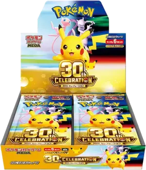 ポケモンカードゲームMEGA 拡張パック「30th CELEBRATION」ボックス